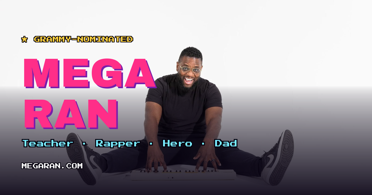 Mega Ran, teacher, rapper, hero and dad